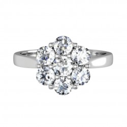 Anillo "Leja" con diamantes...