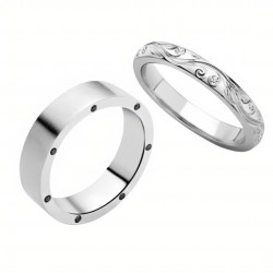 Anillos de boda "Saturno"