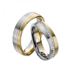 Anillos de boda "Hollywood"