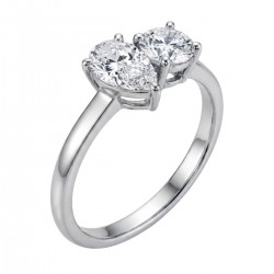 Anillo “Toi Et Moi” con...